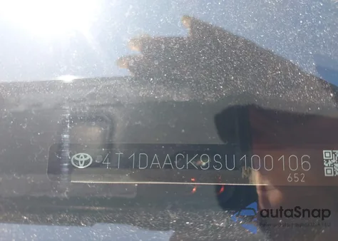 2025 Toyota Camry Se z USA, uszkodzony, nr VIN 4T1DAACK9SU100106